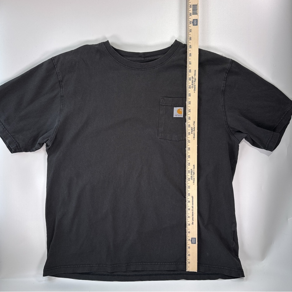 Carhartt Men’s K87 Pocket T Shirt Heavyweight Black XL - Picture 10 of 10